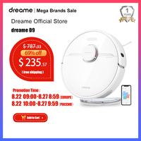 Dreame Bot D9 odkurzacz Robot do domu, nawigacja Lidar 3000Pa, mopem podłogowym, inteligentne urządzenie domowe wsparcie Alexa Mi Home 1